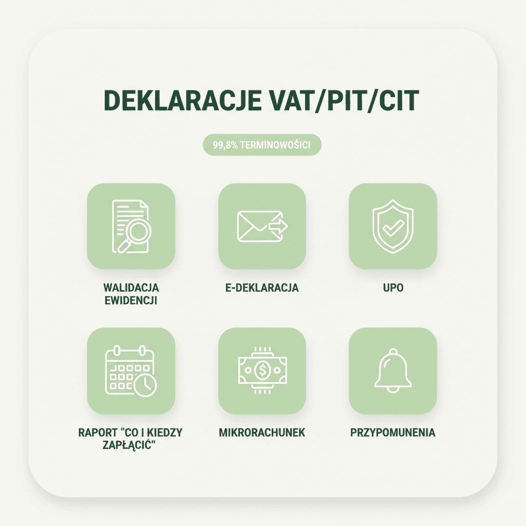 Deklaracja VAT z terminem płatności