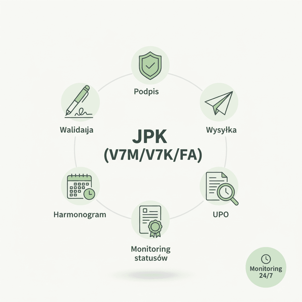 Status wysyłki pliku JPK
